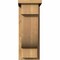 Ekena Millwork Alpine Smooth Corbel w/Backplate, Western Red Cedar, 7 1/2"W x 12"D x 20"H COR08X12X20ALP01SWR - alternate 4
